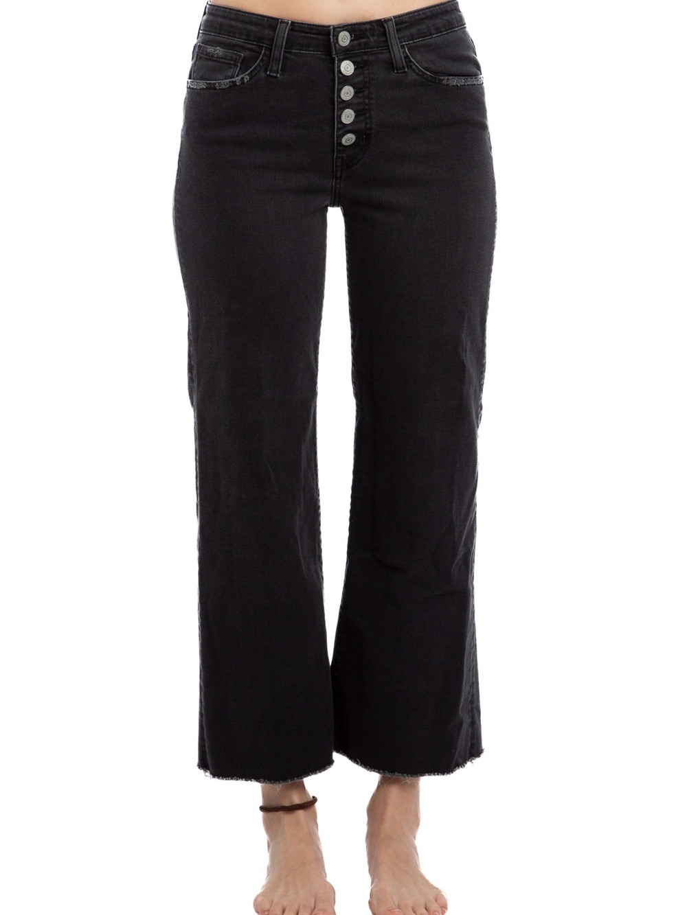 Flying Monkey Black Flare Wide Leg Jeans